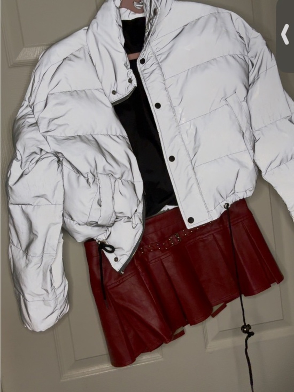 Glow-in-the-dark puffer jacket